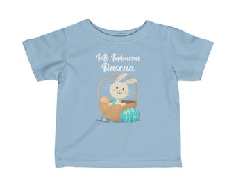 Mi Primera Pascua Camiseta Infantil, My First Easter in Spanish Baby T-Shirt