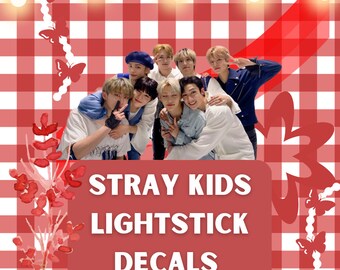 Stray Kids Decals Lightstick - Etsy