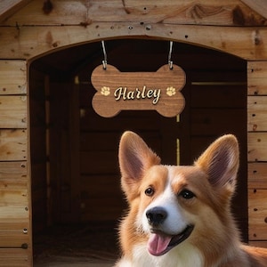 Pet Name Sign, Dog Bone Name Sign, Custom Crate Sign,,Dog Food Sign,Pet Lover Gift,Animal Sign,Dog Crate,Cat Name ,Pet Name Tag,Kennel Sign