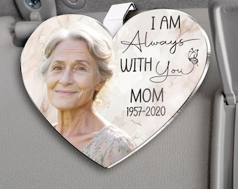 Personalized Memorial Photo Car Visor Clip, Memorial Gift, Custom Memorial Sun Visor Picture Clip, Loss Of Dad Gift, Drive Safe Memorial