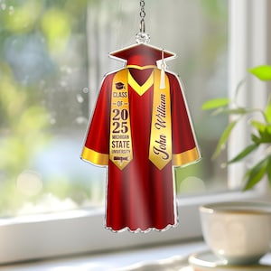 Personalized Graduation Ornament, Class of 2025 Personalized Gift, High School Graduation Gift, College Graduated, New Graduate Gift