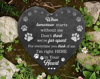 Custom Pet Memorial Stone for Home or Garden,Dog Cat Memorial Headstone,Dog Memorial Gift,Cat Memorial,Pet Loss,Pet Keepsake,Pet Remembrance
