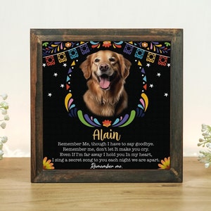 Marco conmemorativo para ofrenda de mascotas, Día de los muertos para mascotas, Recuerdo conmemorativo para mascotas, Recuerdo para mascotas, Altar conmemorativo para mascotas, Caja con sombras para mascotas