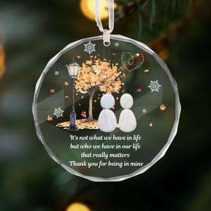 Personalized Friendship Ornament, Friends Are Like Stars You Don&#39;t Always See Them, Timeless Friendship, Bestie Gift, Pebble Ornament