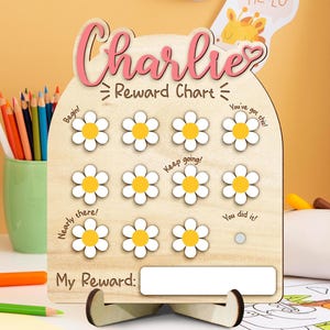 Daily Routine Reward Chart, Toddler Routine Chart for Kids, Daily Chore Chart Checklist, Potty Toilet Training, Good Behaviour Chart