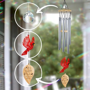 Sympathy Listen to the Wind Chime Gift, Personalized Listen to the Wind Memorial Wind Chime, In Memory Of Wind Chime Gift, Memorial Gifts