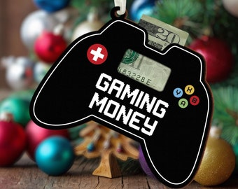 Gaming Money Card Gift, Teens Gifts Cash Holder Dome for Gamer, Birthday Present for Gamers Video Game, Christmas Money & Gift Card Holder