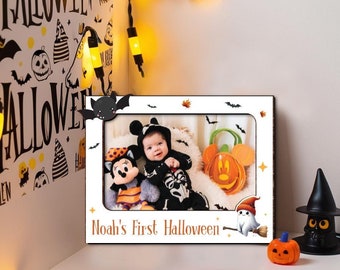 Baby First Halloween Keepsake, Personalized Baby First Halloween Picture Frame, New Baby, Baby First Halloween, 1st Halloween, Gift for Baby