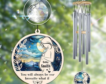 Custom Memorial Wind Chimes,Baby Loss Suncatcher,Angel Baby,Baby Loss Memorial Keepsake Stillbirth Sympathy Gift,Infant Loss,Miscarriage
