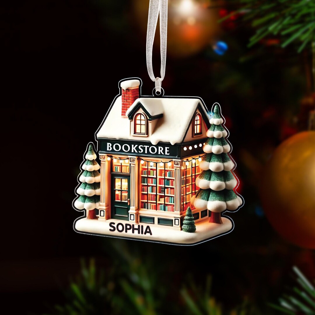 Book Shop Ornament