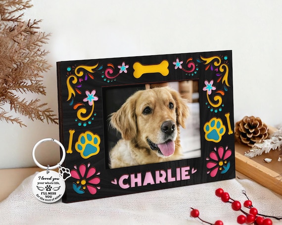 Personalized Pet Ofrenda Frame, Pet Memorial Día de Muertos, Day Of The Dead Gift Mexican Pet Keepsake, Pet Memorial Nicho Altar Shrine