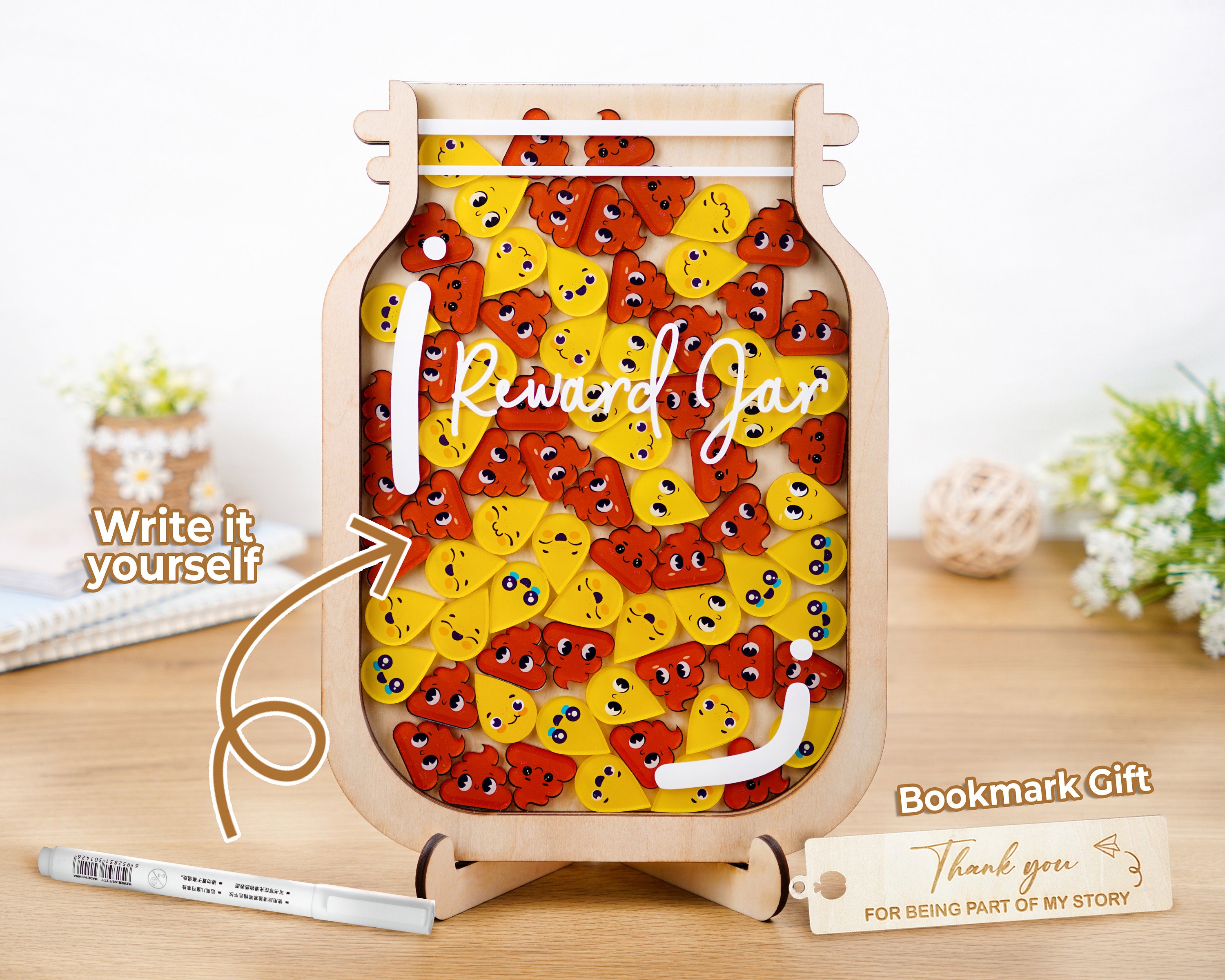 Potty Reward Jar, Potty Training Jar, Kids Toilet Reward, Good Behavior ...
