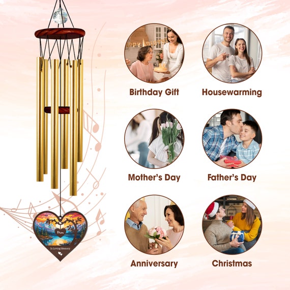 Spiritwind Carillon éolien De Condoléances Pour La Perte D'un être