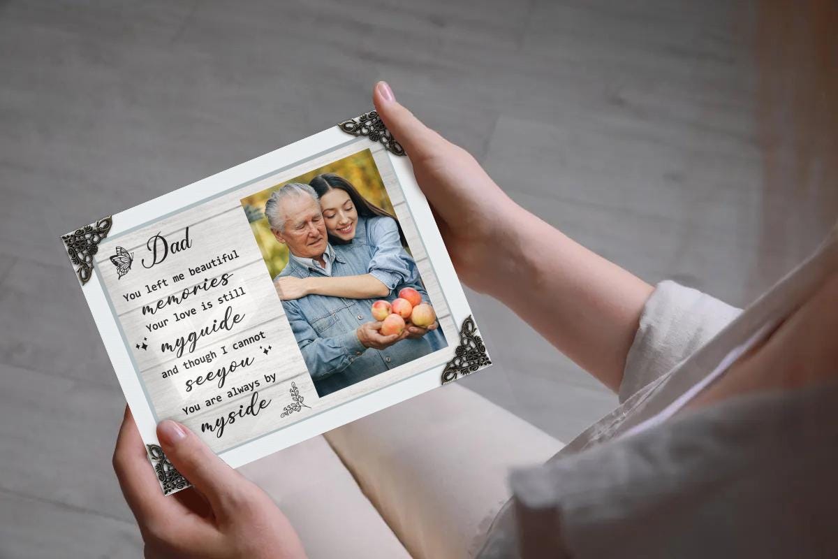 Cornice In Legno Per Foto Commemorativa Nonno – Regalo Di Simpatia Per Ricordo Personale 10x15cm - 2