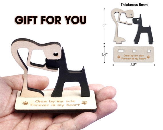 Scatola Commemorativa Per Animali Domestici Con Foto – 'In Loving Memory Of' In Legno, 16x11x9 Cm, Per Ceneri E Ricordi