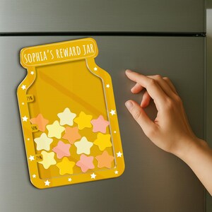 Magnetic Reward Jar With Tokens,custom Smiley Reward Jar,star Reward ...