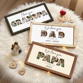 Personalized Photo Frame for Grandpa, Father's Day Photo Frame, Grandpa We Love You, Photo Sign for Dad, Custom Grandkids Photo, Family Gift product logo
