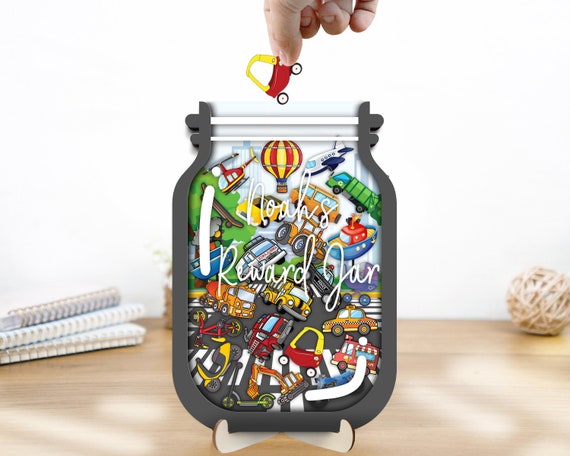 Pot De Récompense Étoile Tout-petit Enfant Jetons Pour Les Enfants