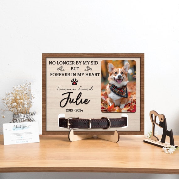 Cornici Per Foto Di Cane Foto Pet 10x15 Cornice Commemorativa Per Animali Domestici - Legno, Girevole, 10x15 Cm, Ricordo Cani E Gatti Legno MDF Marrone Cornice Gatto - 5