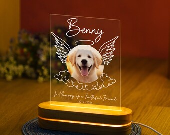 Set Di 2 Acchiappasole Commemorativi Per Cani Yorkshire Terrier - In Acrilico Con Catena E Ventosa - Regalo Perdita Animale Domestico - 4