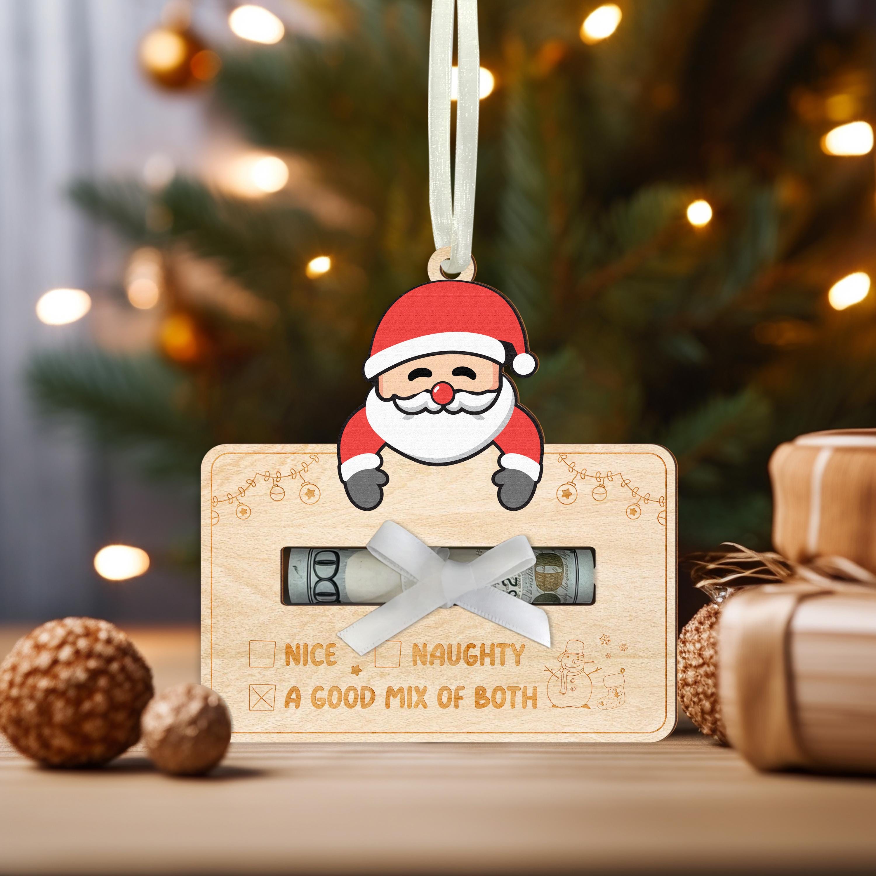 Weihnachts-Geld- Oder Geschenkkartenhalter Mit Umsc Produktbild-Vorschau 7