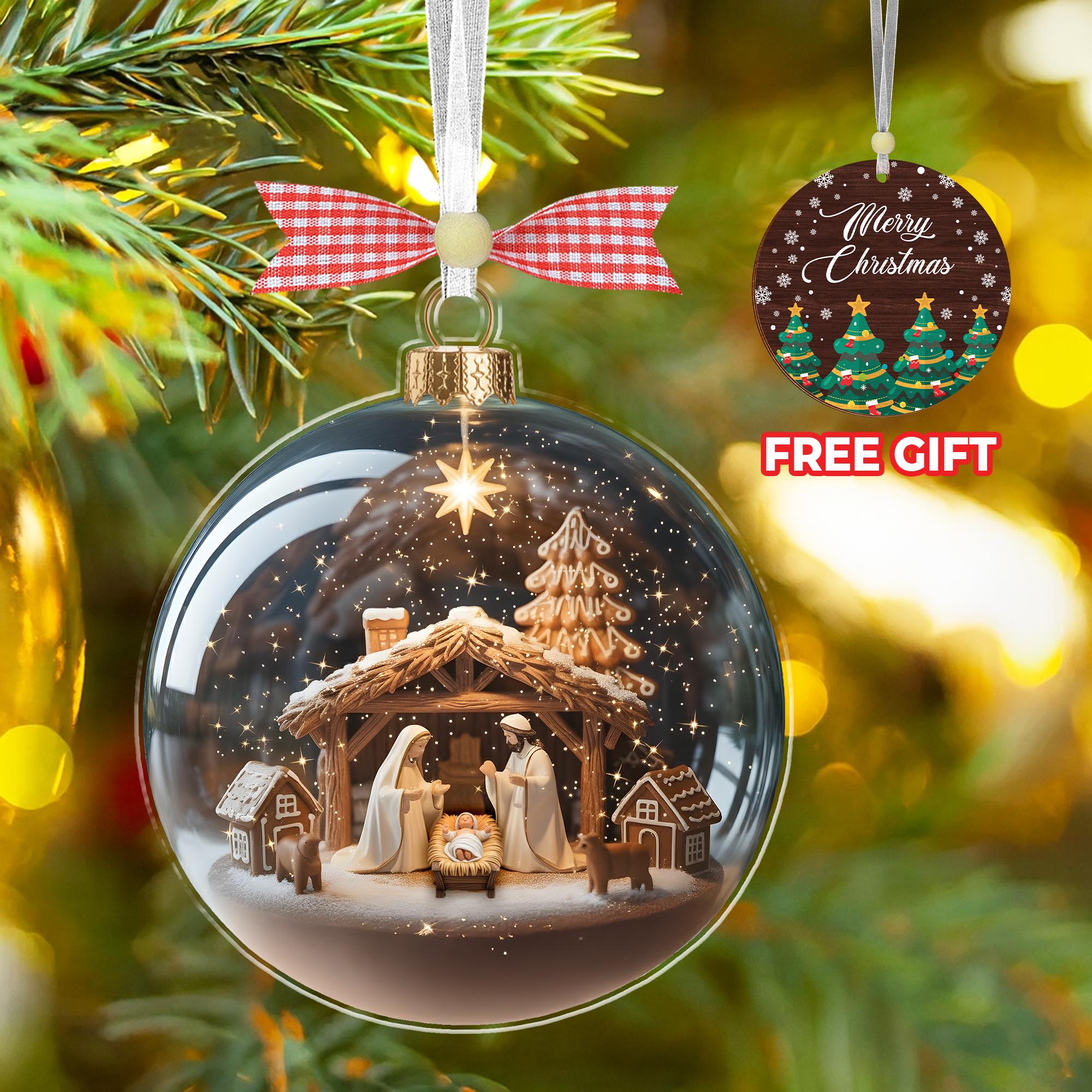 Nativity Christmas Ornament holy Family Christmas Ornament religious nativity-christmas-ornament-holy-family-christmas-ornament-religious