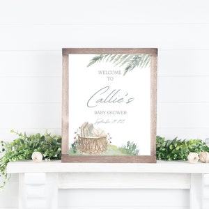 Storybook Theme Baby Shower Welcome Sign | Welcome Sign Template | Printable Baby Shower Welcome Sign | Gender Neutral Baby Shower Sign