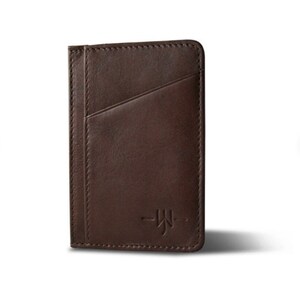 Personalized Slim Leather Card Holder Wallet