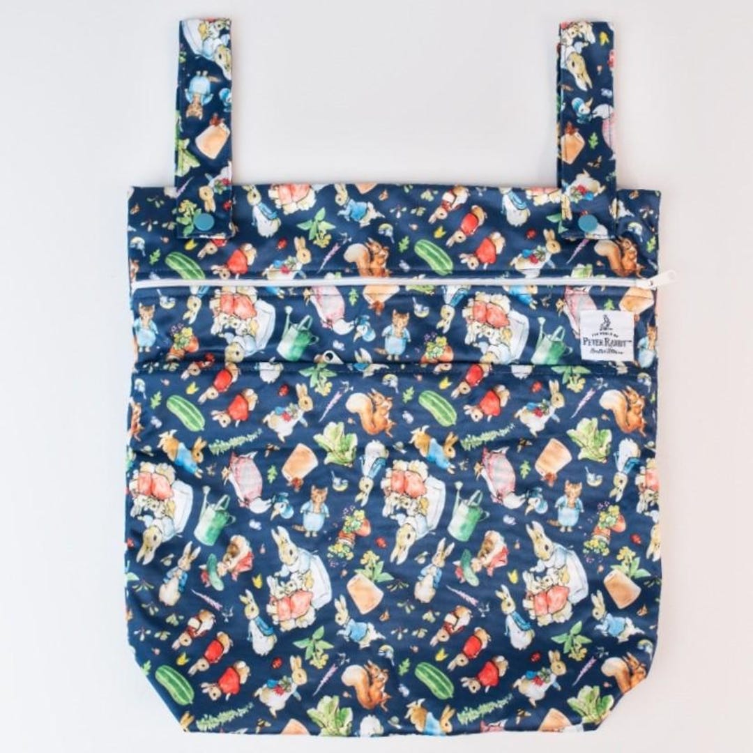 Napy Rabbit Peter Rabbit Classic - Regular Wet Bag - Waterproof | Camping/gym/swim ...