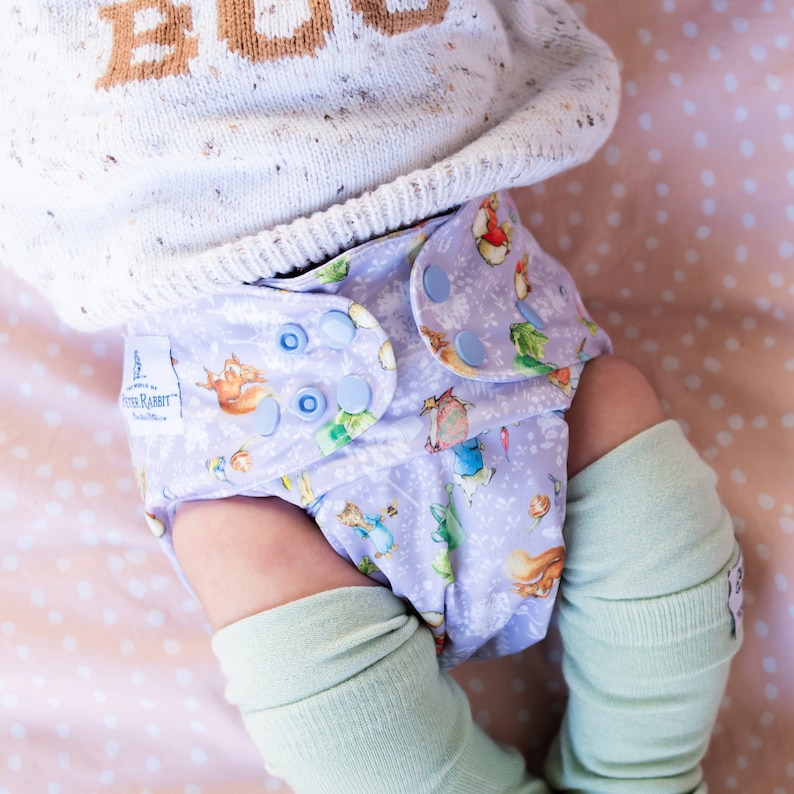 Napy Rabbit Peter Rabbit Cloth Diaper – Wipeable Swim Nappy With Absorbent Inserts ...