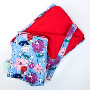 Cambiador Snoopy Bloom, lavable a máquina, impermeable, acolchado y portátil