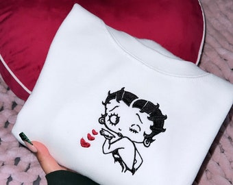 betty boop embroidered t-shirt/crewneck/hoodie