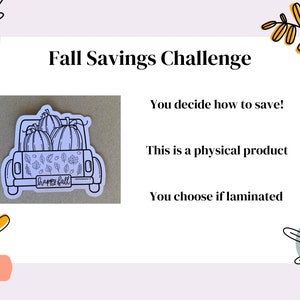 Fall Savings Challenge