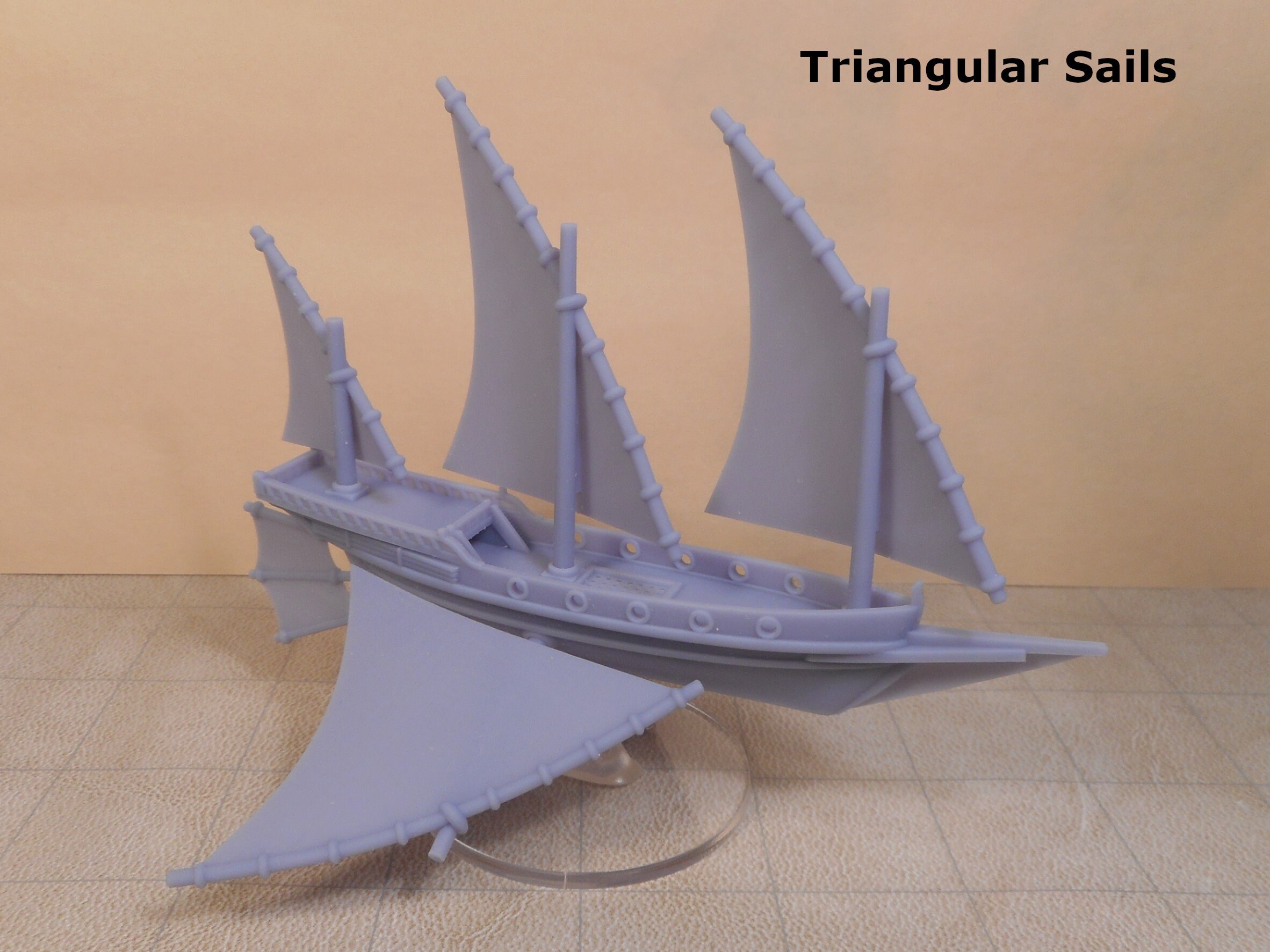 Xebec セーリング エアシップ ゲーム用ミニチュア 3D プリント