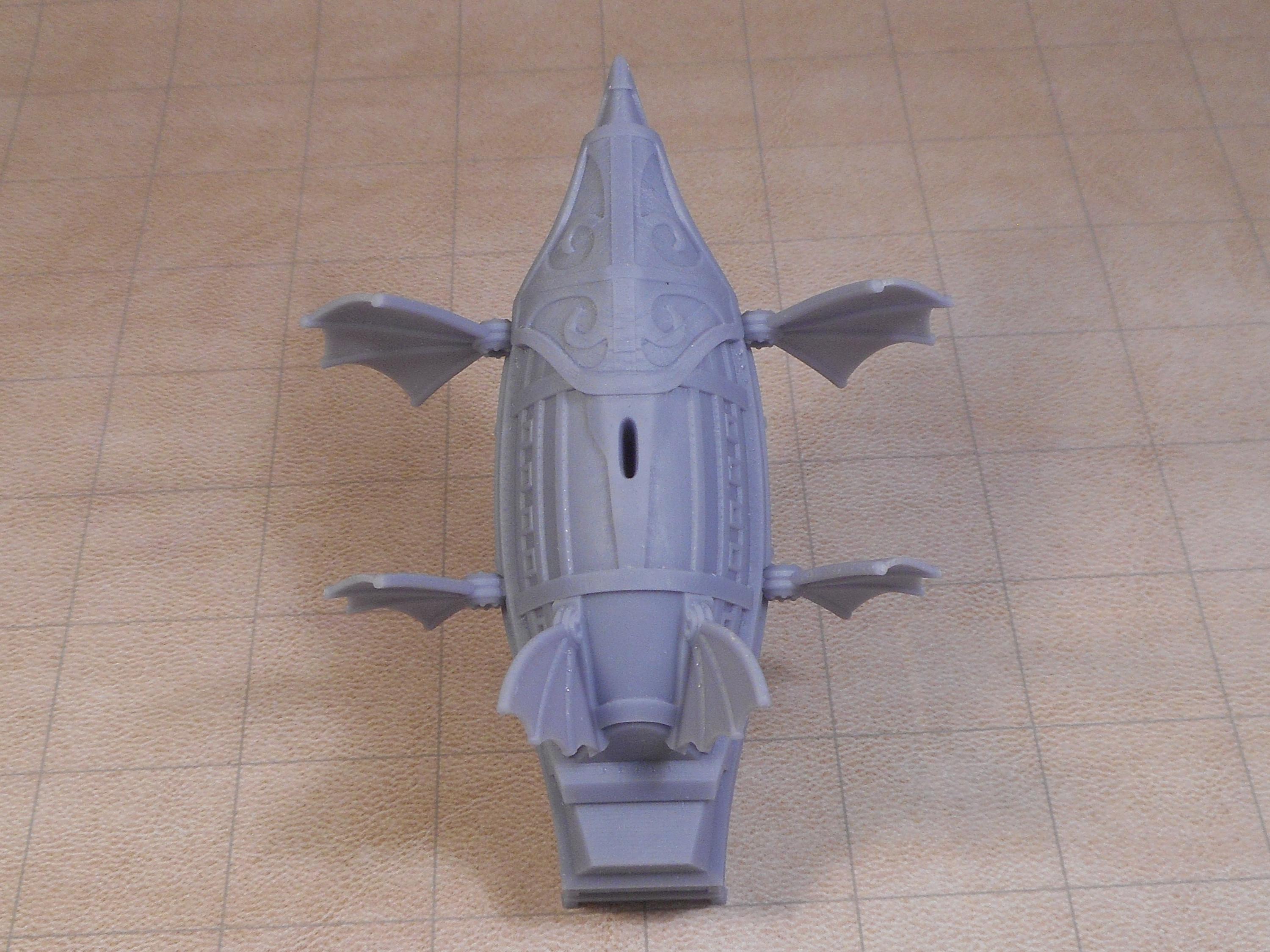 Dreadnought Airship Miniature Flying Fantasy Ship Compatible With Dnd ...