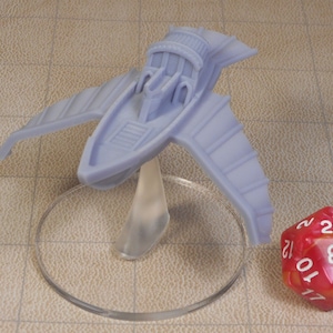 Bird of Prey Airship Miniature Flying Fantasy Ship Compatible with DnD Spelljammer