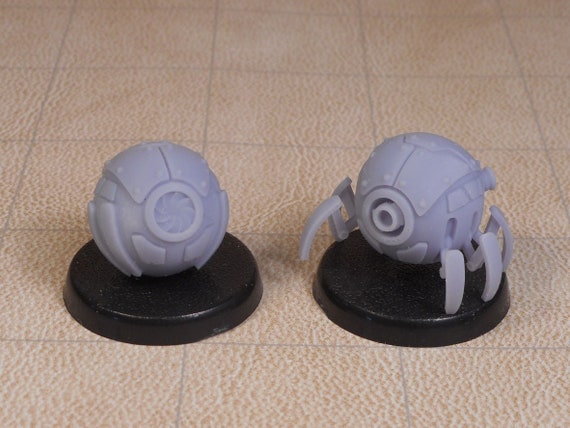 Spider Ball Clockwork Robot Miniature Artificer Construct for Tabletop Games