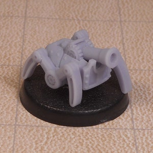 Clockwork Walking Robot Cannon Miniature Artificer Construct for Tabletop Games