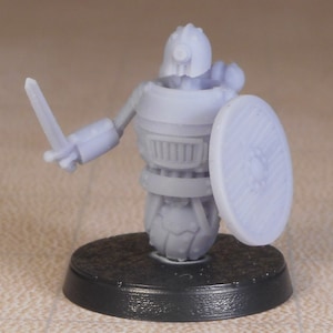 Clockwork Robot Miniature Artificer Construct Defender for Tabletop Games