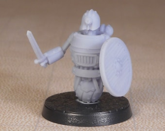 Clockwork Robot Miniature Artificer Construct Defender for Tabletop Games