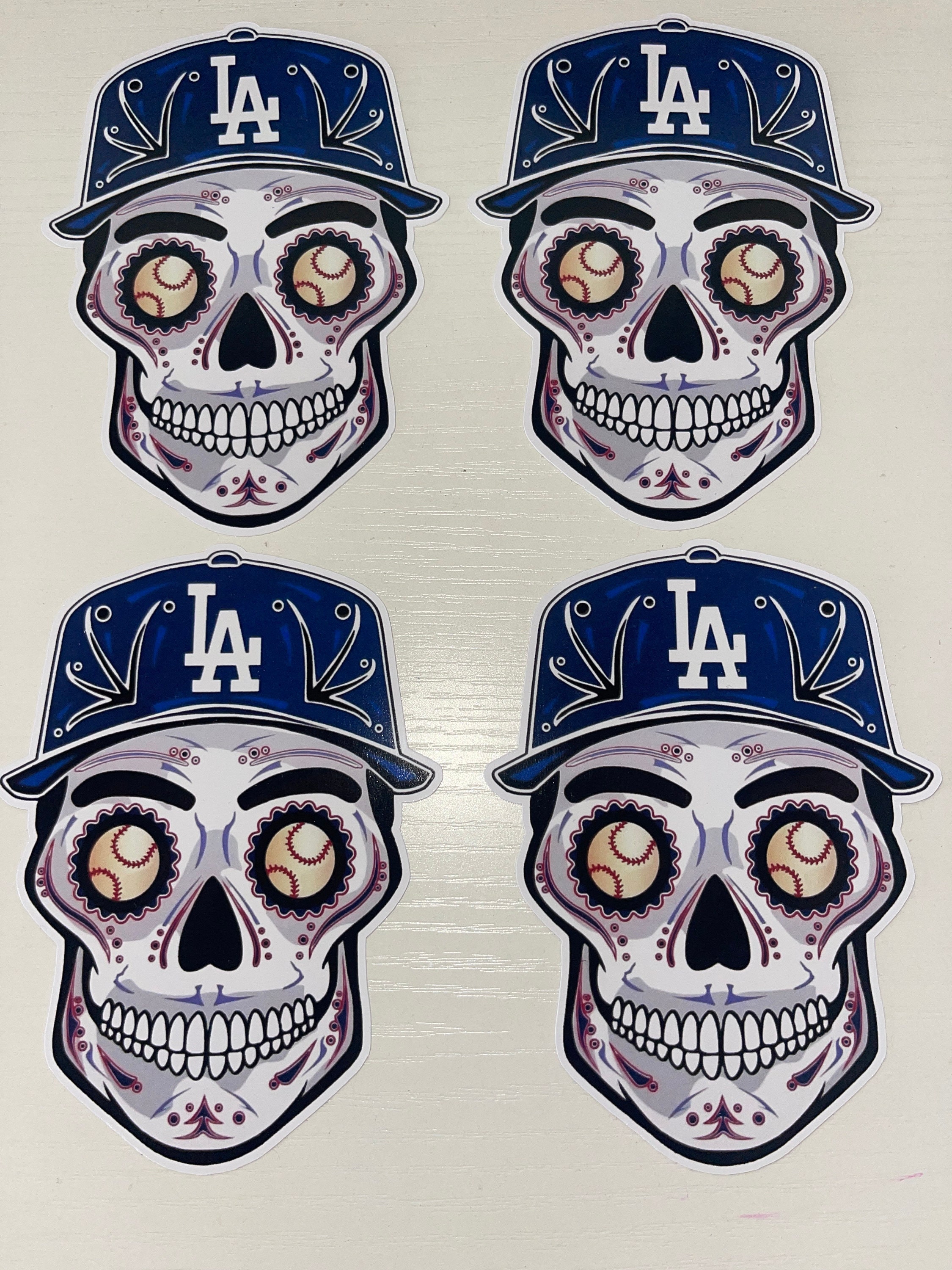 Dodgers Stickers Sugar Skull -  New Zealand