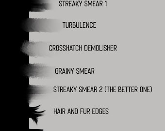 Painterly Blending and Edge Brushes (for Smudge Tool)