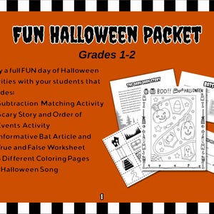 Leuk Halloween-pakket cijfers 1-2