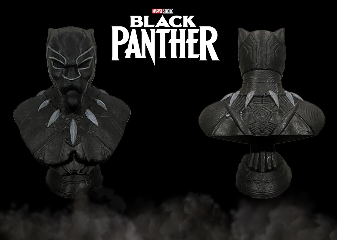 Black Panther Bust/statue Wakanda Marvel Etsy