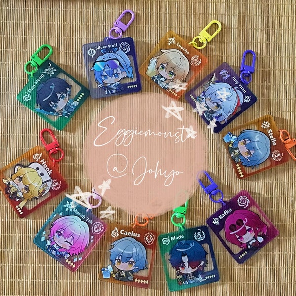 Honkai Star Rail fanmade acrylic keychain charm by Joyho