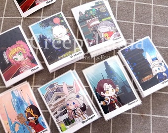 FFXIV main cities polaroid photo prints | Uldah | Gridania | Kugane | Crystatrium | Amarout | Sharlayan