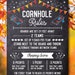Cornhole Rules Sign Fall Colors, Outdoor Games, Bag Toss Tournament ...