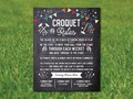 Croquet Rules Sign, Croquet Game Sign, Yard Sign, Outdoor Party Game, Wedding Lawn Game, Backyard Game, Printable INSTANT DOWNLOAD