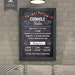 Cornhole Rules Sign Fall Colors, Outdoor Games, Bag Toss Tournament ...
