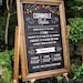Cornhole Rules Sign Fall Colors, Outdoor Games, Bag Toss Tournament ...